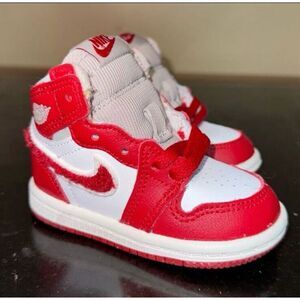 Nike Air Jordan 1 Retro Varsity Red CU0450-061 Td Toddler Baby Boy Size 4C
